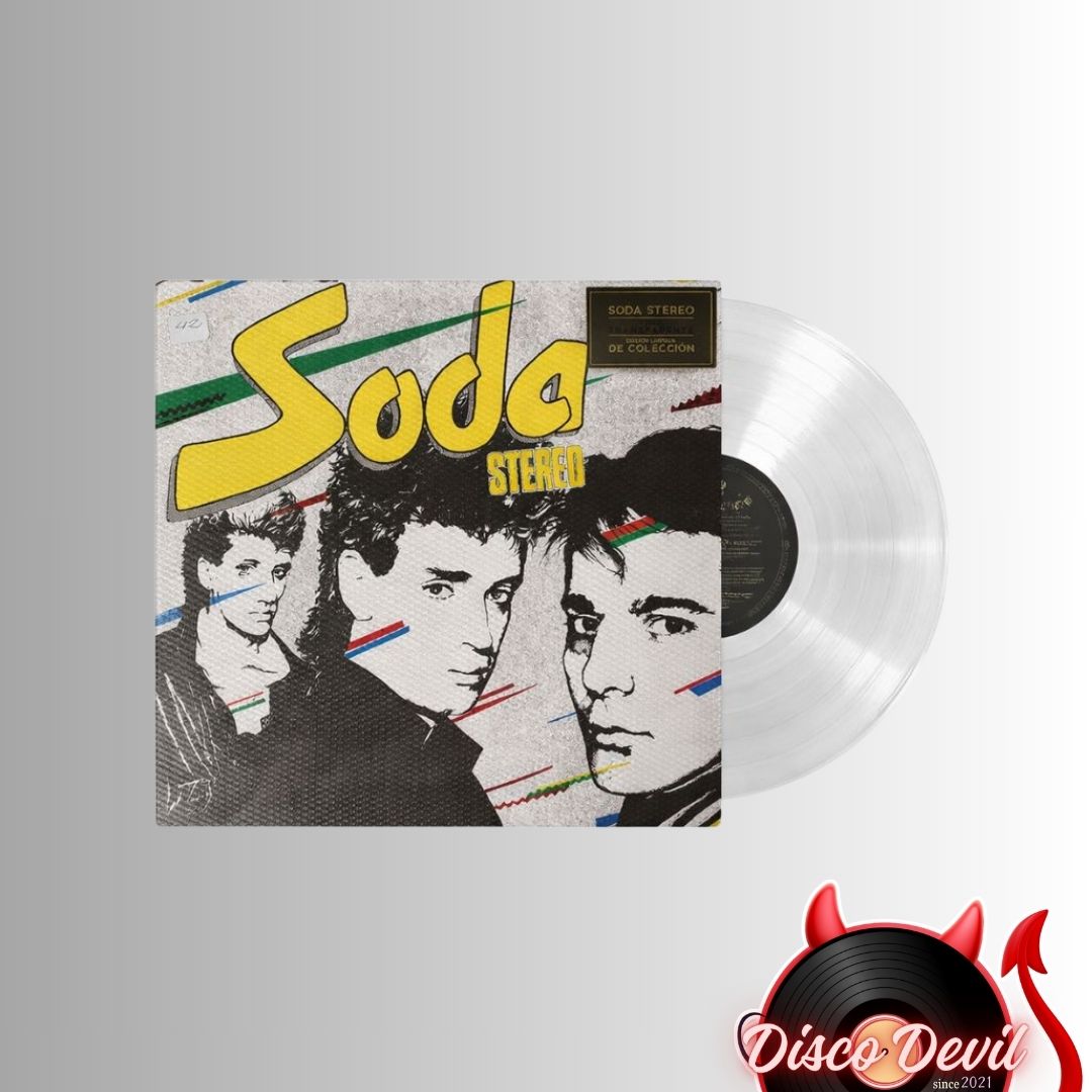 Soda Stereo - Soda Stereo, Edición Limitada de Colección, Vinilo Transparente