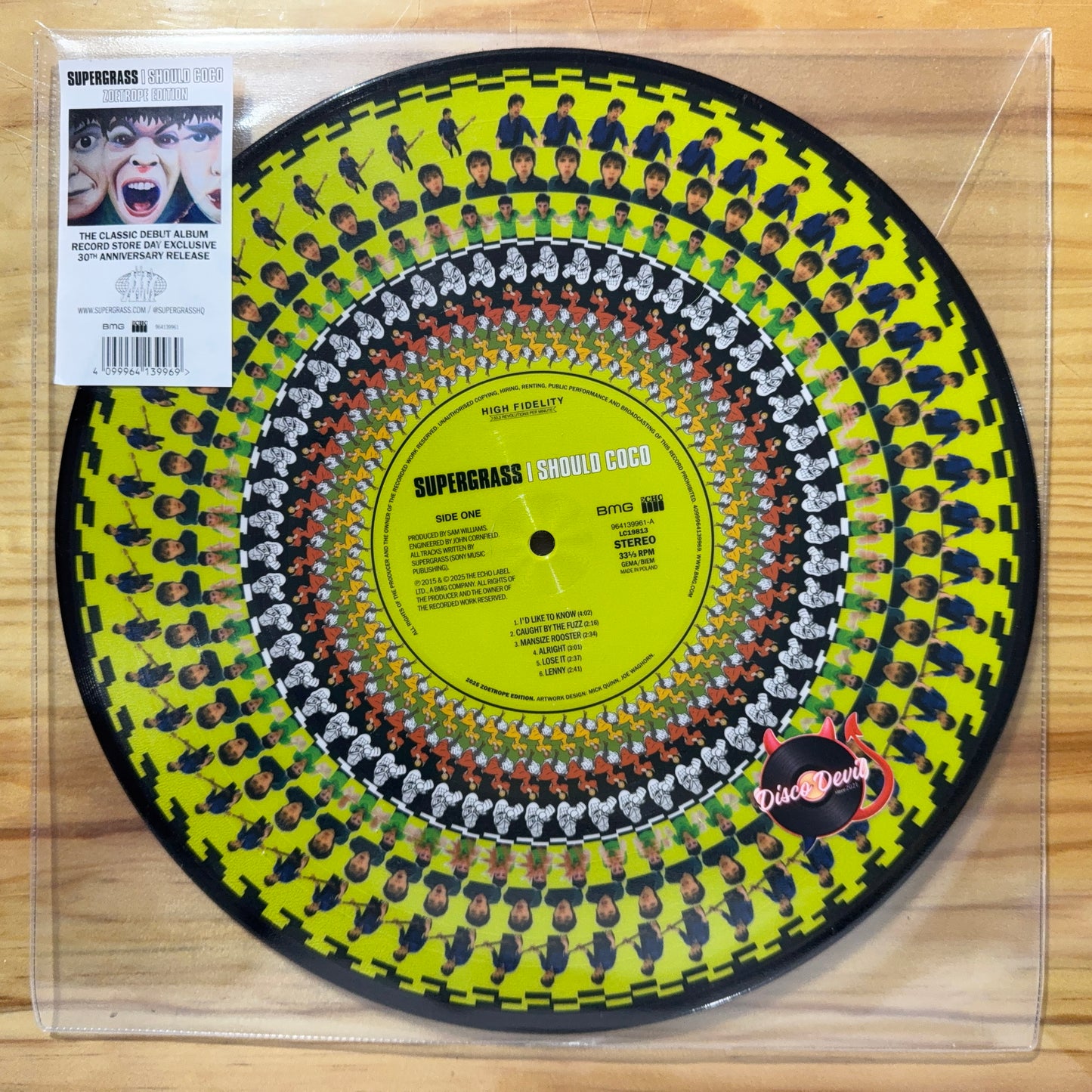 Supergrass - I Should Coco, Zoetrope Vinyl, RSD