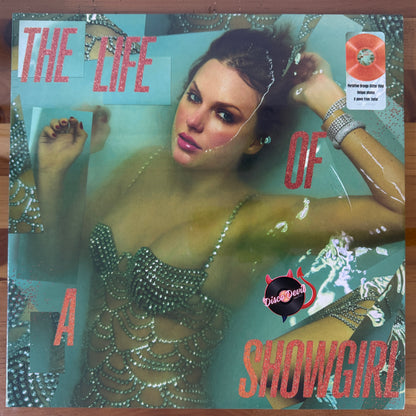 Taylor Swift - The Life of a Showgirl: Sweat and Vanilla Perfume Orange Glitter Vinyl