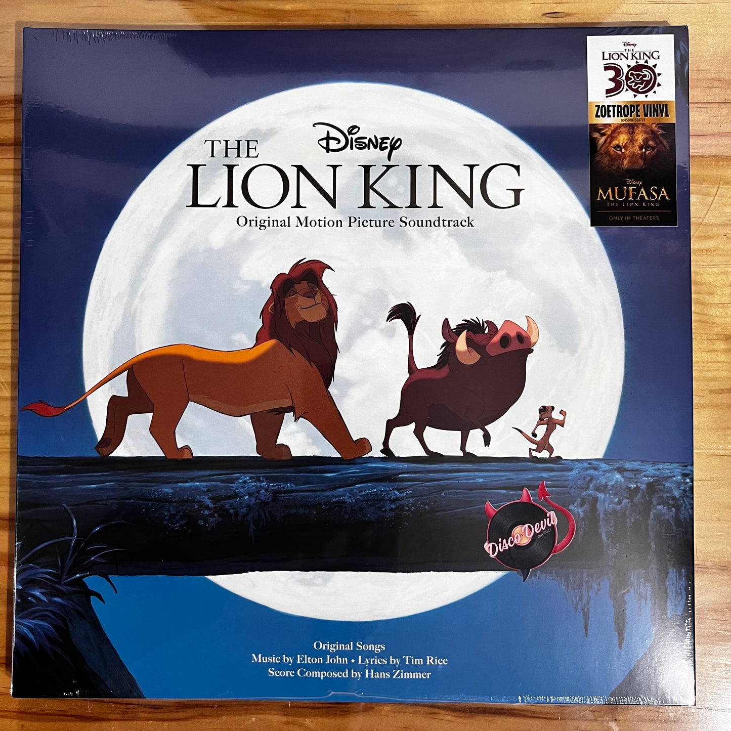 Various Artists - The Lion King OST, Zoetrope vinyl