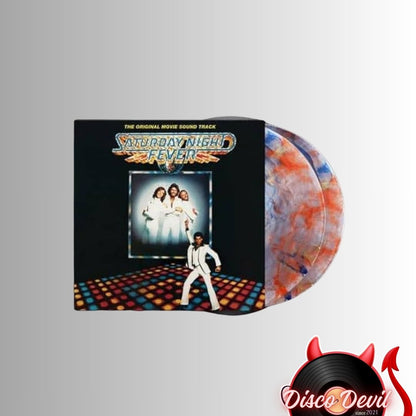 Various - Saturday Night Fever, Red/Orange/Blue Marble Vinyl