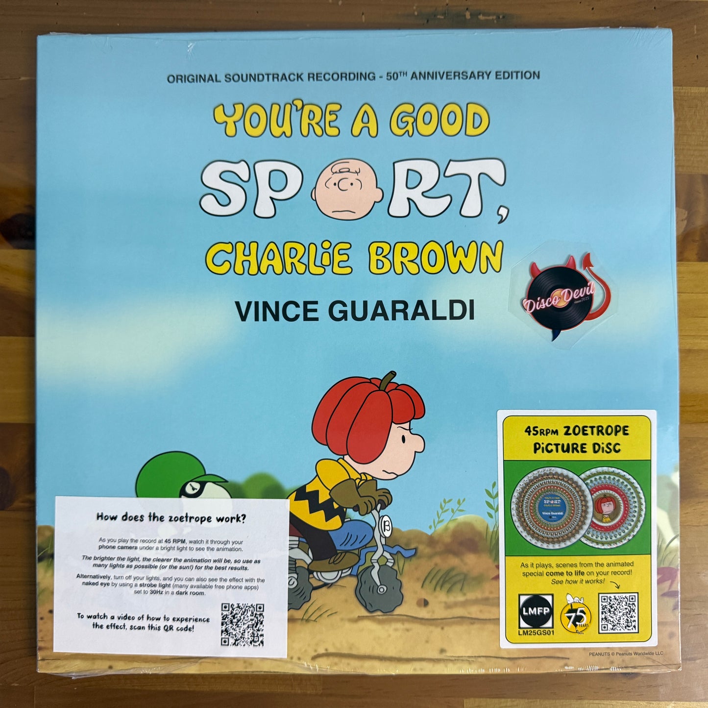 Vince Guaraldi - You're a Good Sport, Charlie Brown, Zoetrope Vinyl
