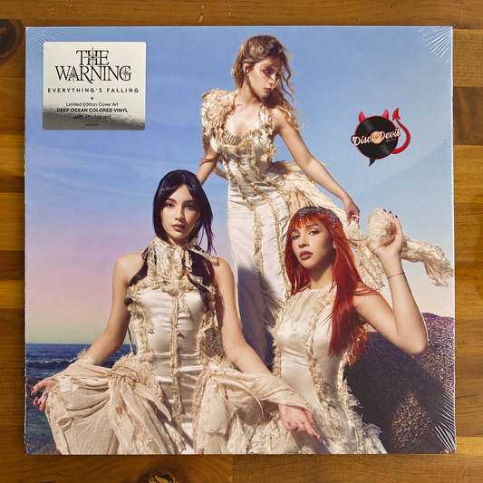 Warning - Everything's Falling, Limited Edition, Alternate Cover + Signed Insert, Deep Ocean Vinyl