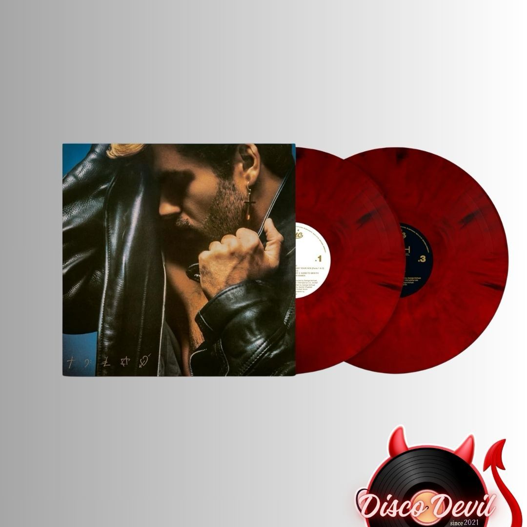 George Michael - Faith, Red & Black Marbled Vinyl