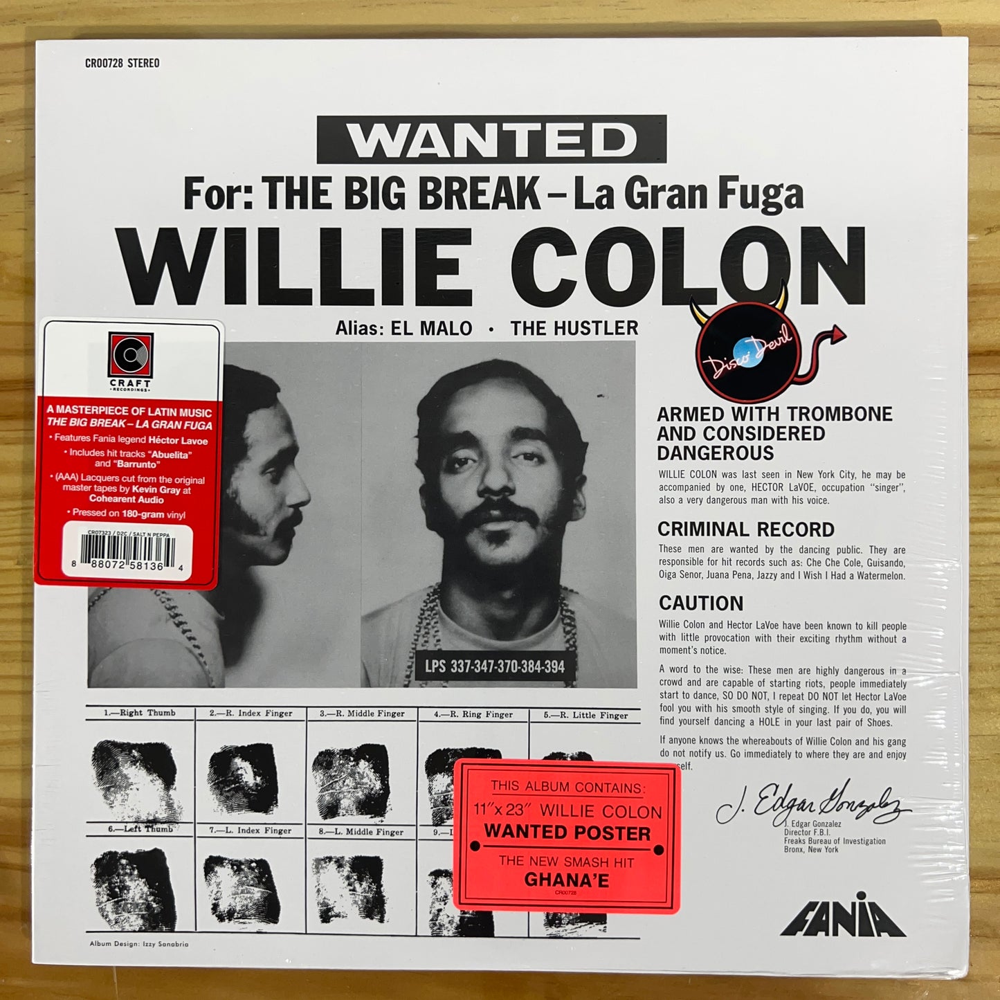 Willie Colón - La Gran Fuga (The Big Break), Clear