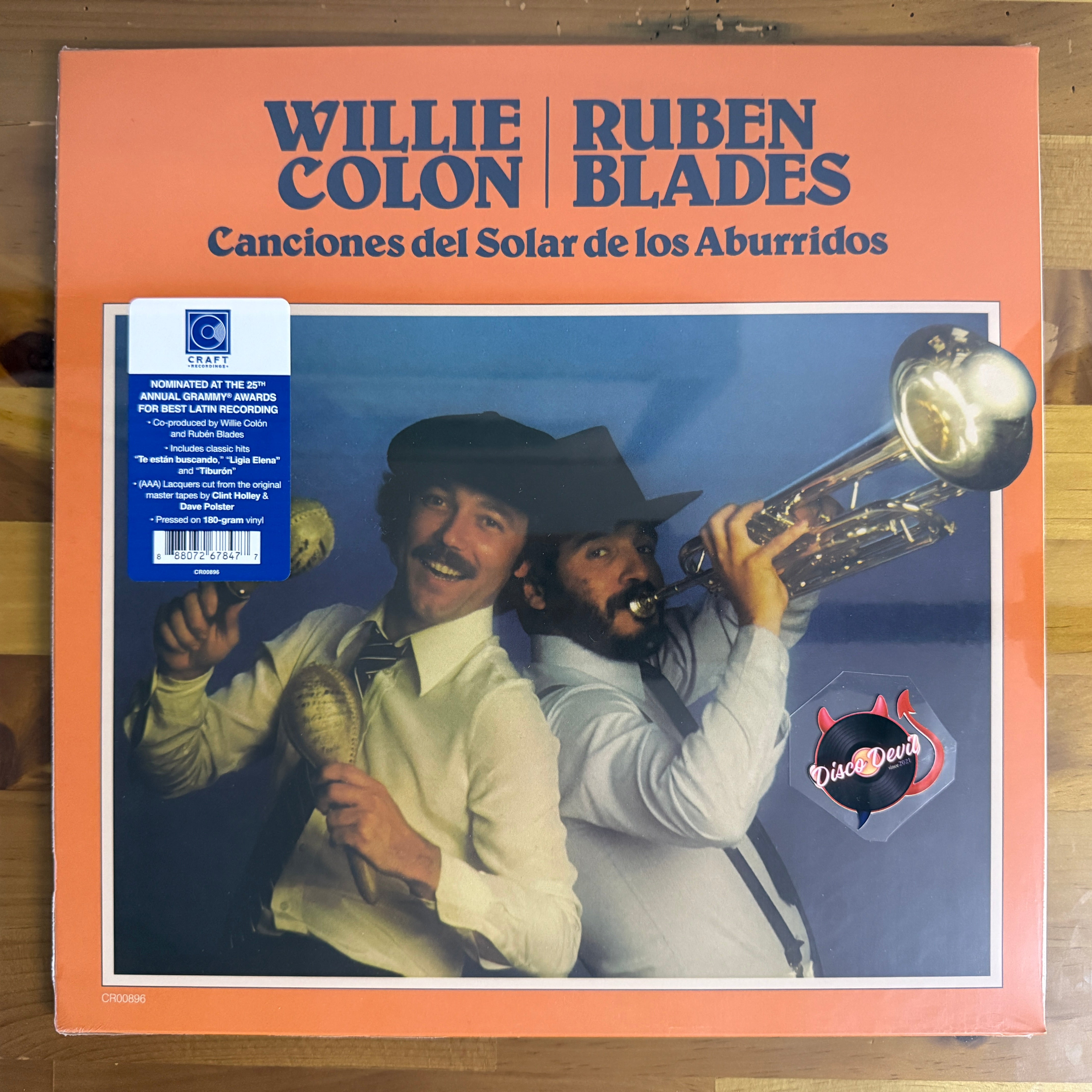 Willie Colón - Canciones del Solar de los Aburridos – Disco Devil ...