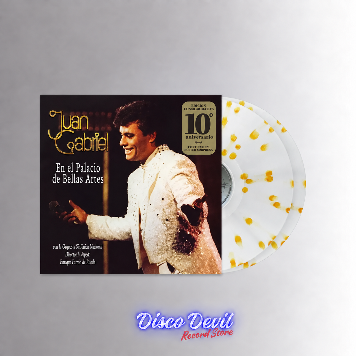 Juan Gabriel - En el Palacio De Bellas Artes, Translucent Splatter Vinyl